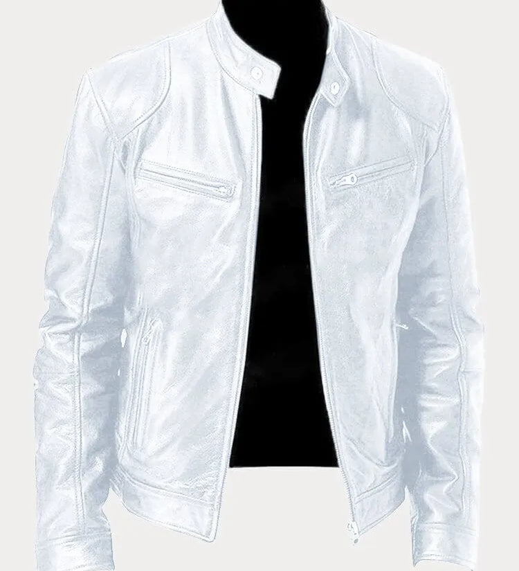 Viktor – Casual Kožená Bunda Nadčasový Design