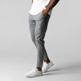 Tomáš – Pánské Slim-Fit Chino Kalhoty – Elegantní Pracovní a Volnočasové Kalhoty s Moderním Designem