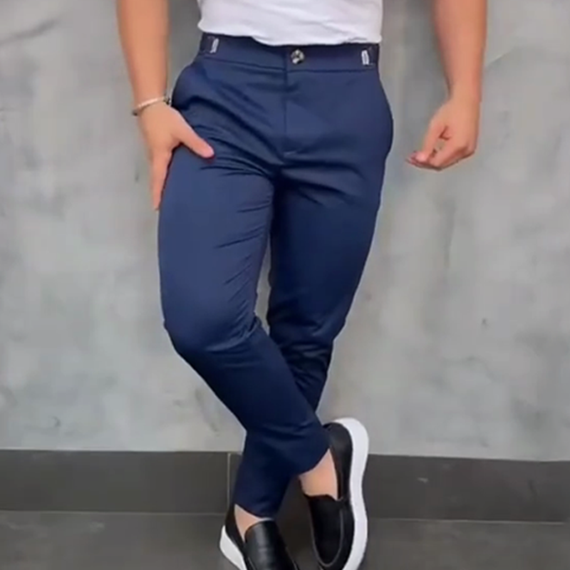 Massimo - Pánské Slim Fit Stretch Kalhoty