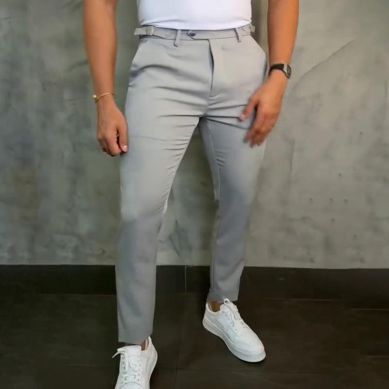 Massimo - Pánské Slim Fit Stretch Kalhoty