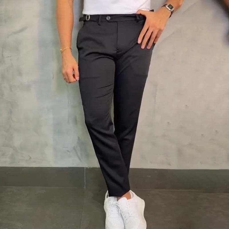 Massimo - Pánské Slim Fit Stretch Kalhoty