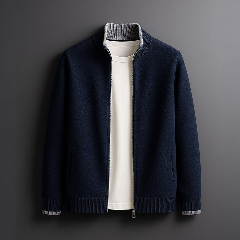 APOLO™ - ELEGANTNÍ VLNĚNÁ ZIPOVÁ BUNDA